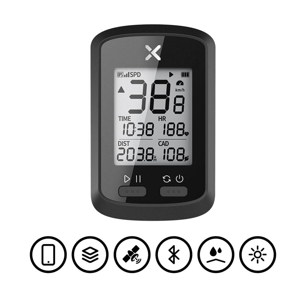 XOSS Bike Computer G+ Wireless GPS Speedometer Waterproof Road Bike MTB Bicycle Bluetooth ANT+ with Cadence Cycling Computers TIKIJTRONICS