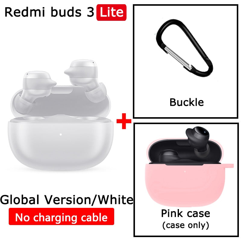 Xiaomi Redmi Buds 3 Lite airdots buds 3 TWS Earphone Bluetooth 5.2 Wireless Headphone IP54 18 Hours Battery Life - TIKIJTRONICS # 0