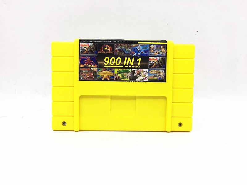 Yuswallow Super DIY Retro 900 in 1 Pro Game Cartridge For 16 Bit Game Console Card China Version - TIKIJTRONICS 0 SPECIFICATIONSOrigin: Mainland ChinaCompatible Nintendo Model: Super FamicomCompatible Brand/Model: NintendoCertification: CEBrand Name: Yuswallow TIKIJTRONICS  (Store description)