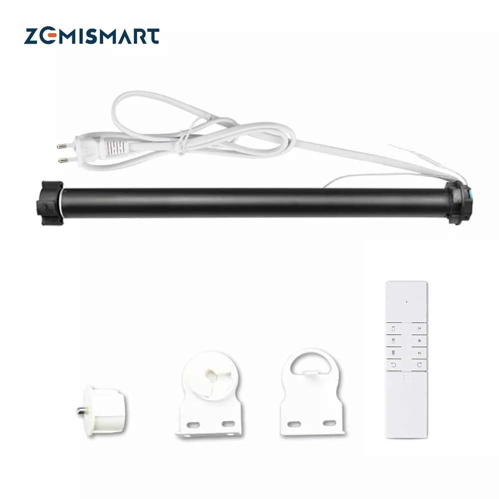 Zemismart WiFi Tuya Smart Life Curtain Motor for 36 37mm Tube Alexa Google Home Control Roller Blind Motorized Shutter Engine - TIKIJTRONICS 0 SPECIFICATIONSVoice control: Alexa Echo Google HomeOrigin: Mainland ChinaModel Number: ZM25Certification: CEBrand Name: zemismartApplication: Motorized blindsApp control: Tuya Smart life TIKIJTRONICS  (Store description)