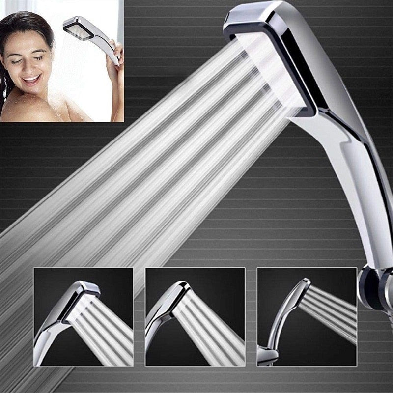 ZhangJi 300 Holes High Pressure Rainfall Shower Head Water Saving 3 Color Chrome Black White Sprayer Nozzle Bathroom Accessories - TIKIJTRONICS # 0