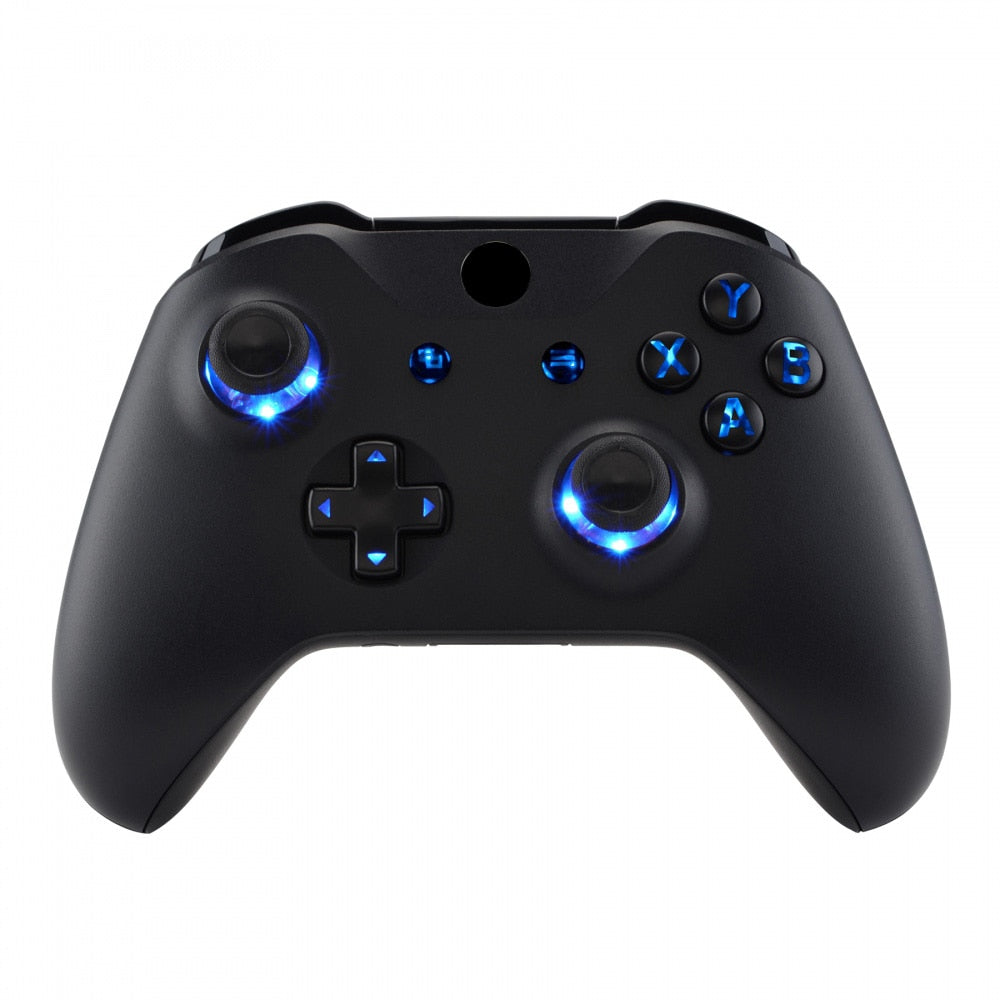 eXtremeRate Multi-Colors Luminated D-pad Thumbstick ABXY Button (DTF) LED Kit for Xbox One Standard Xbox One S / X Controller - TIKIJTRONICS 0 SPECIFICATIONSOrigin: Mainland ChinaModel Number: Fit for Xbox One Standard, Xbox One S X ControllerCompatible Microsoft Model: Xbox OneCompatible Brand/Model: MicrosoftBrand Name: eXtremeRate TIKIJTRONICS  (Store description)