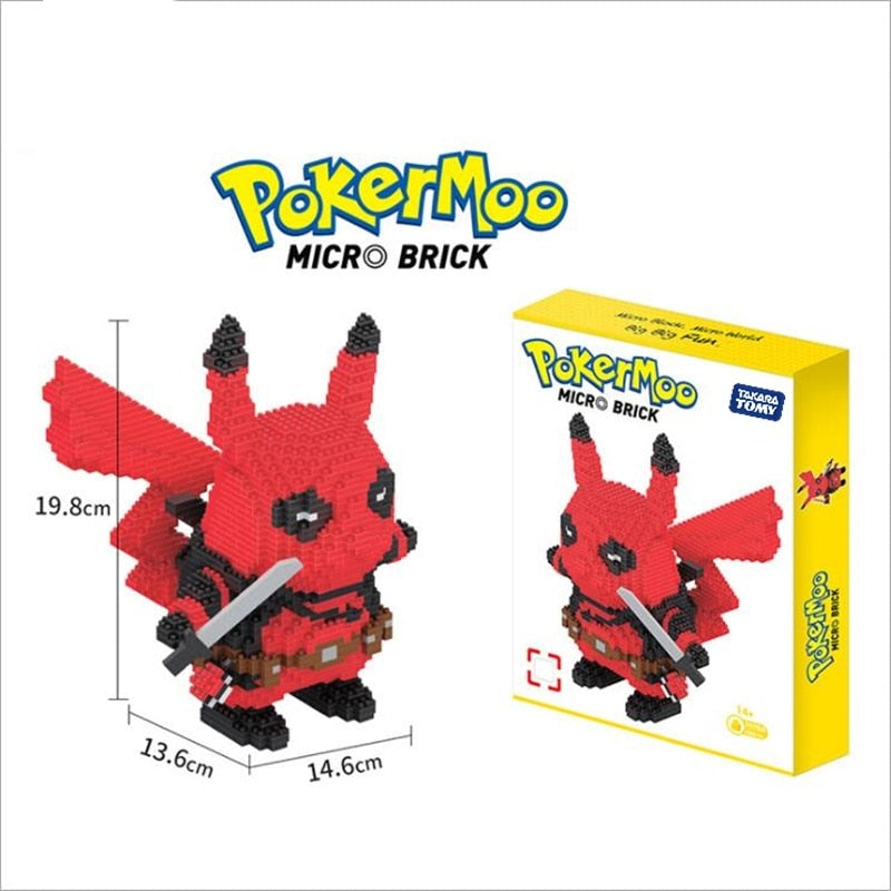 pokemon Building blocks compatible Cartoon Poke Anime Ball Pikachued Diamond mini Building Blocks pokemon Bricks Toy Game TIKIJTRONICS