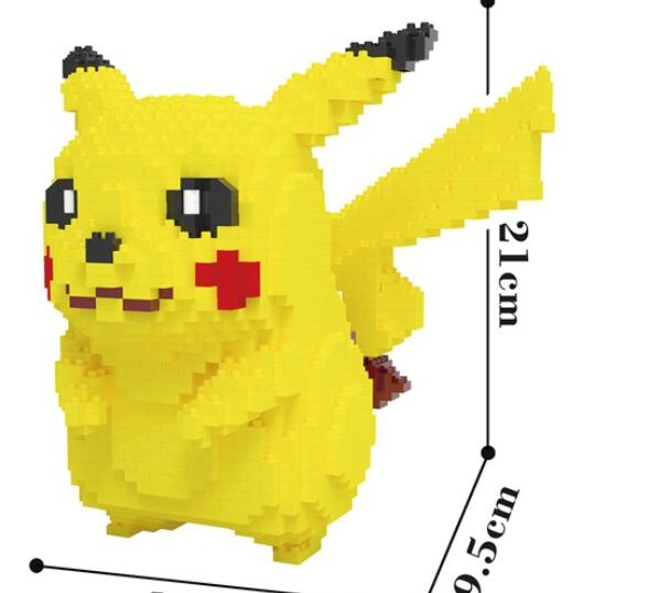 pokemon Building blocks compatible Cartoon Poke Anime Ball Pikachued Diamond mini Building Blocks pokemon Bricks Toy Game TIKIJTRONICS