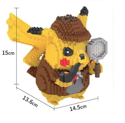 pokemon Building blocks compatible Cartoon Poke Anime Ball Pikachued Diamond mini Building Blocks pokemon Bricks Toy Game - TIKIJTRONICS # 0