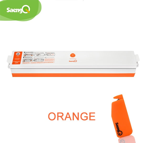 saengQ Electric Vacuum Sealer Packaging Machine For Home Kitchen Including 15pcs Food Saver Bags Commercial Vacuum Food Sealing - TIKIJTRONICS 0 SPECIFICATIONSpacker vacuum: vacuum sealerWith Vacuum Bag: YesVacuum Food kitchen appliances: sealing machineVacuum Food Sealers food saver: Vacuum Food SealerType: Stand / TableSealing Length: 30cmPower Source: ElectricOrigin: Mainland ChinaModel Number: Vacuum Food SealersCertification: CEBrand Name: saengQ TIKIJTRONICS  (Store description)