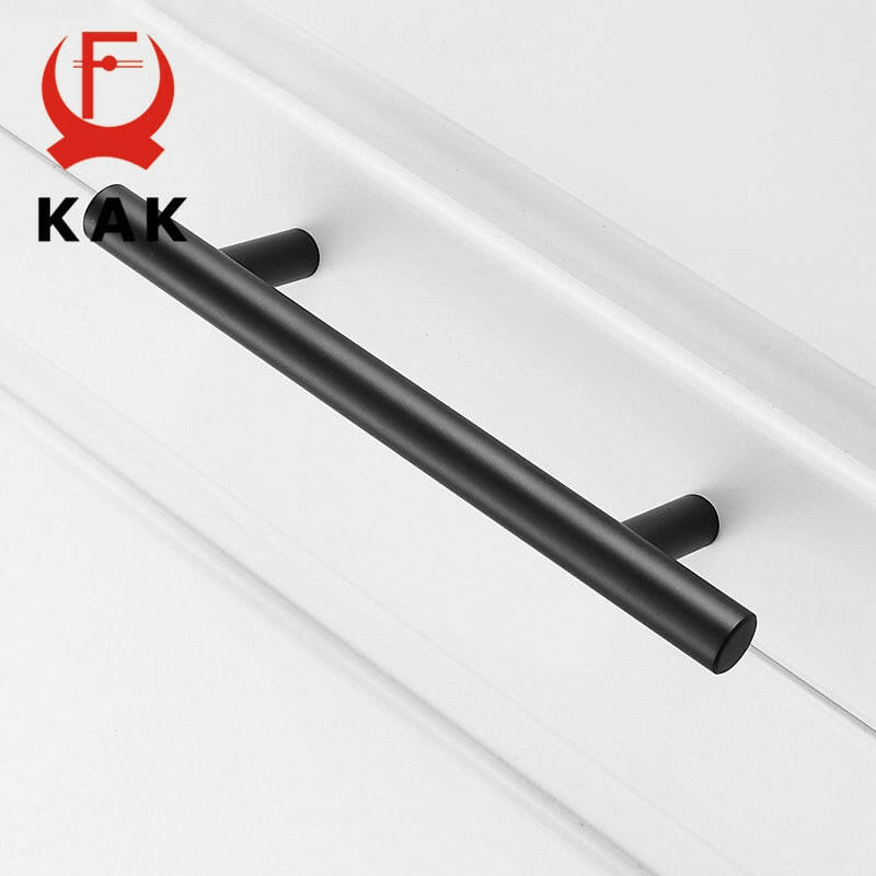 KAK 2" ~ 24" Kitchen Door T Bar Pull Straight Handle Knobs Cabinet Pull Diameter 10mm Stainless Steel Handles Furniture Hardware - Premium 0 from TIKIJTRONICS - Just $0.40! Shop now at TIKIJTRONICS