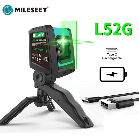 MiLESEEY 2 Lines Laser Level L52R L62 360 laser level L6 nivel laser with Battery and Tripod лазерный уровень - TIKIJTRONICS 0 SPECIFICATIONSmodel: laser levelcolor: Red/Green laser levelWavelength: 635 nmType: Vertical & Horizontal LasersSize: 76*66*76mmPrecision: +-4.5mm/15mOrigin: Mainland ChinaModel Number: L52R L52G L62 L6 L9Measurement Model: 2 linesCertification: CE,FCCBrand Name: MiLESEEY TIKIJTRONICS  (Store description)